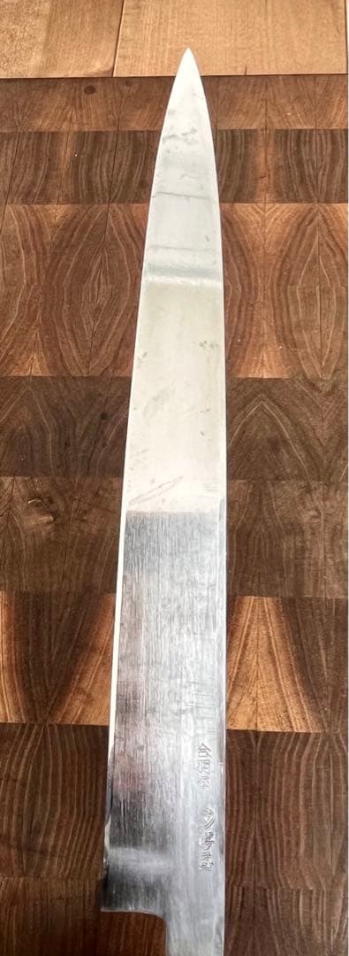 鍔屋　柳刃　刺身　9寸　270mm 包丁　白鋼　和包丁　合羽橋　和食