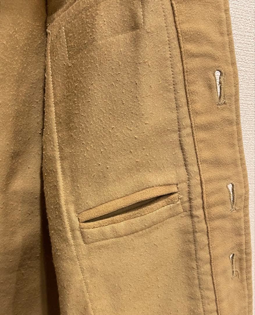 90s Malcolm Mclaren モールスキン ミリタリーシャツ パンク