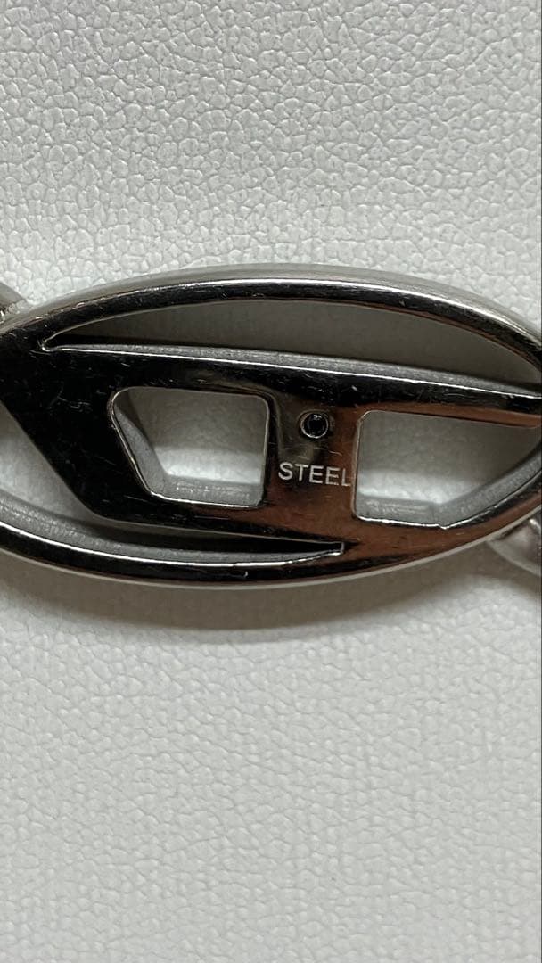DIESEL チェーンネックレス シルバー