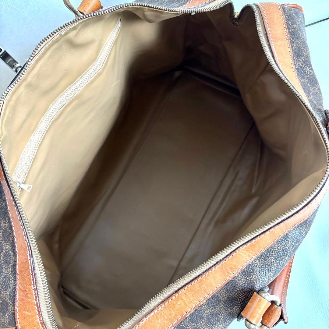 【セリーヌ】CELINE ボストンバッグ マカダム柄 旅行かばん オールド