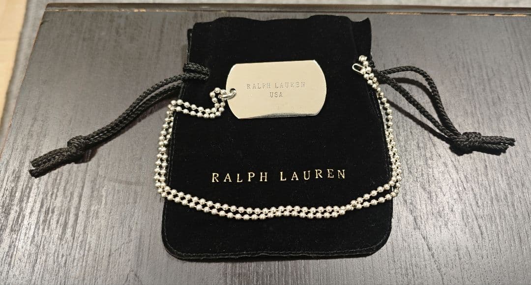 ラルフローレン RALPH LAUREN ドッグタグ ネックレス