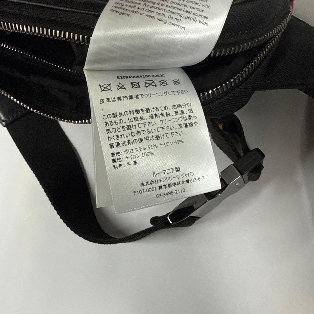 良品　MONCLER ボディバッグ ブラック