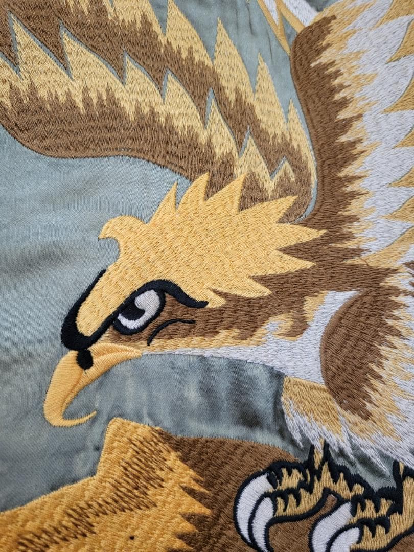 50'sライク刺繍ベロアリバーシブルスカジャン●サイズXXL●（商品番号4964