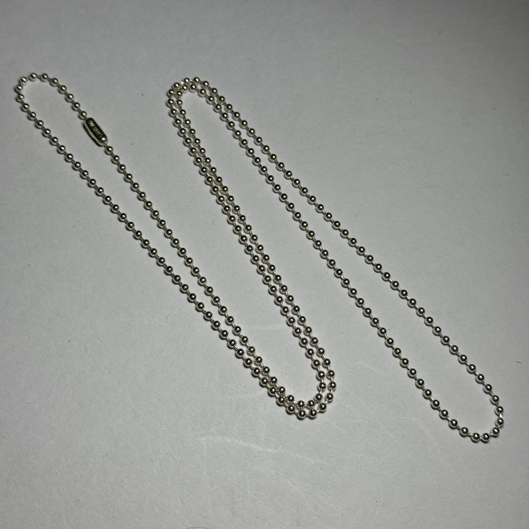 美品 クロムハーツ 純正ボールチェーン 76センチ