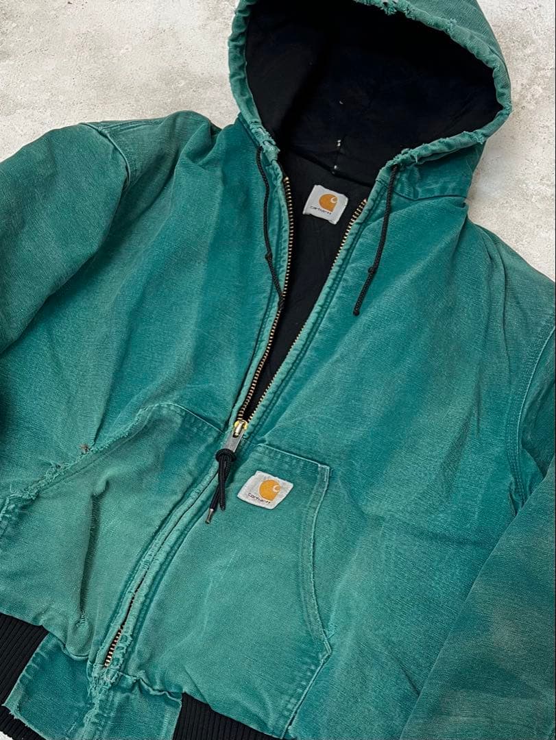 Z*L様 carhartt アクティブジャケット　エメラルドグリーン