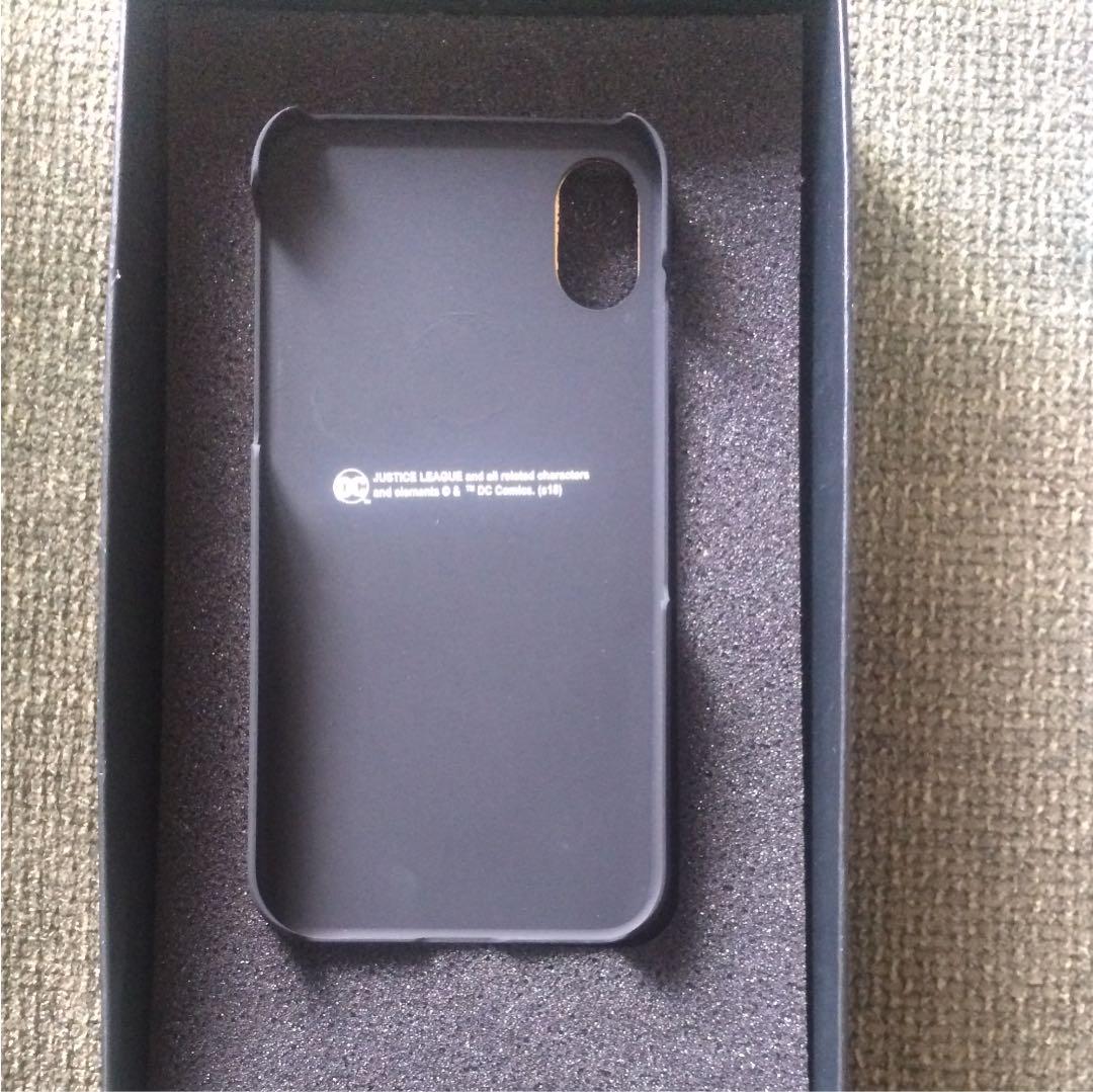 （値引き中）iPhone X用 木彫りバットマン