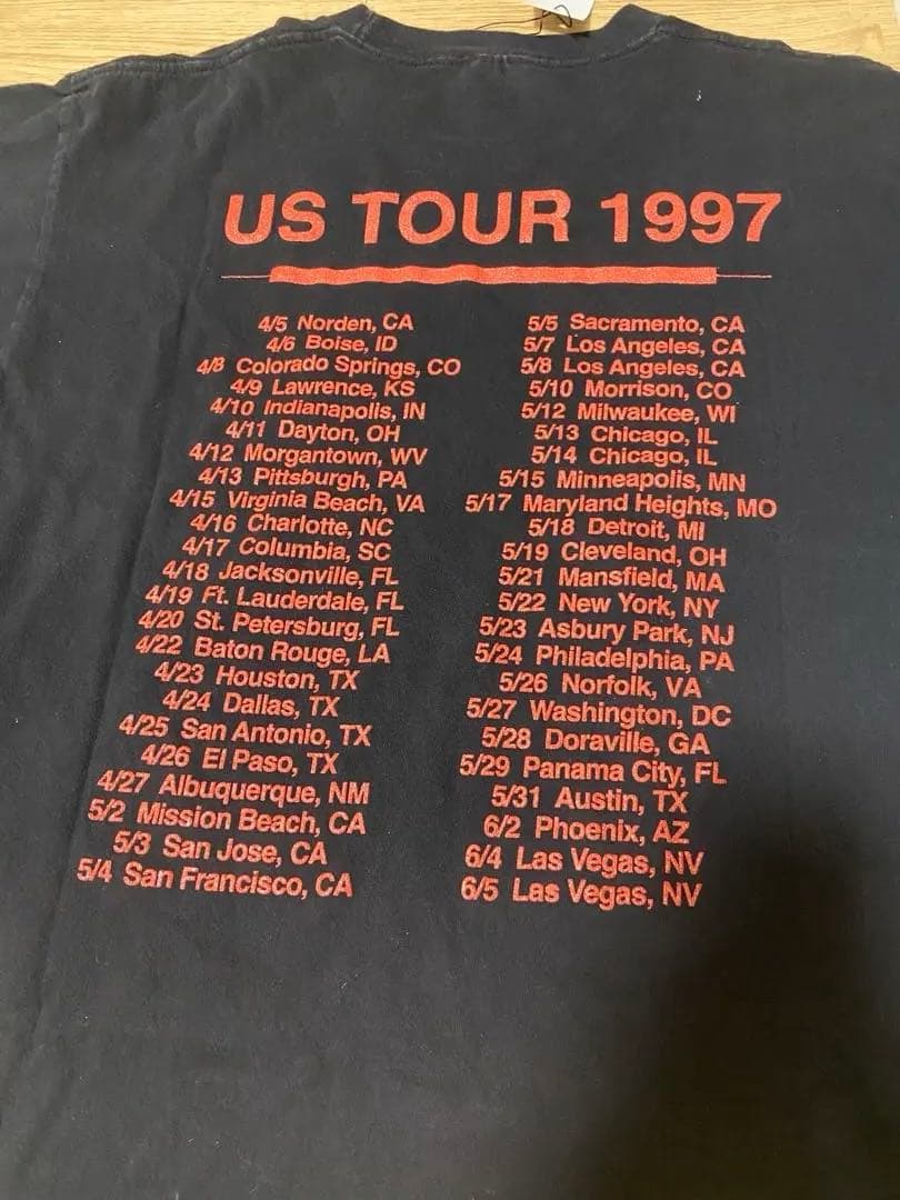 L7 1997年 US TOUR Tシャツ 黒 ヴィンテージ