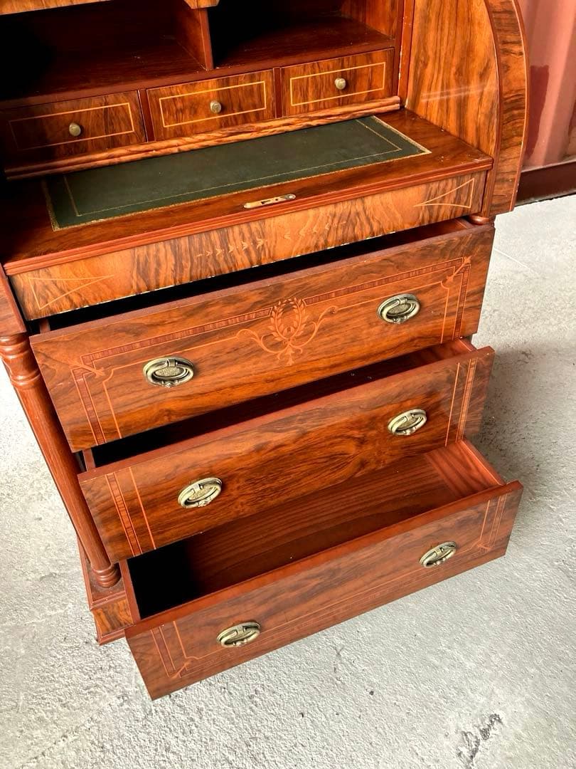 ヴィンテージ　ロールトップライティングビューロー