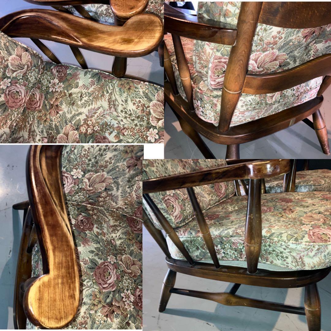 飛騨産業 乗鞍 ダイニングセット5点　ソファ　テーブル　オットマン　チェア