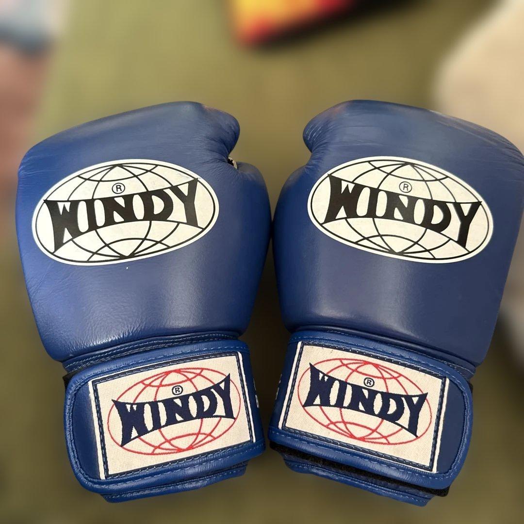 【最終価格】WINDY ボクシンググローブ 8oz 青