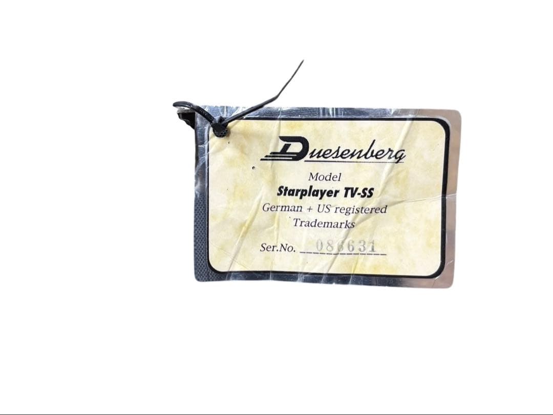 ■Duesenberg DTV-SS Starplayer エレキギター