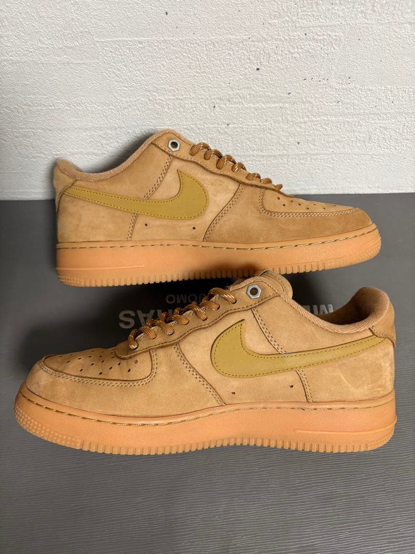#ナイキ NIKE AIR FORCE 1 LOW FLAX 26cm キャメル