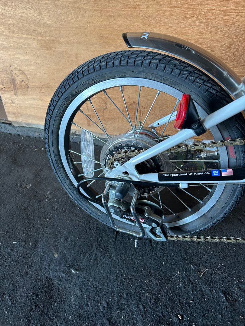 シボレー　16インチ折りたたみ自転車