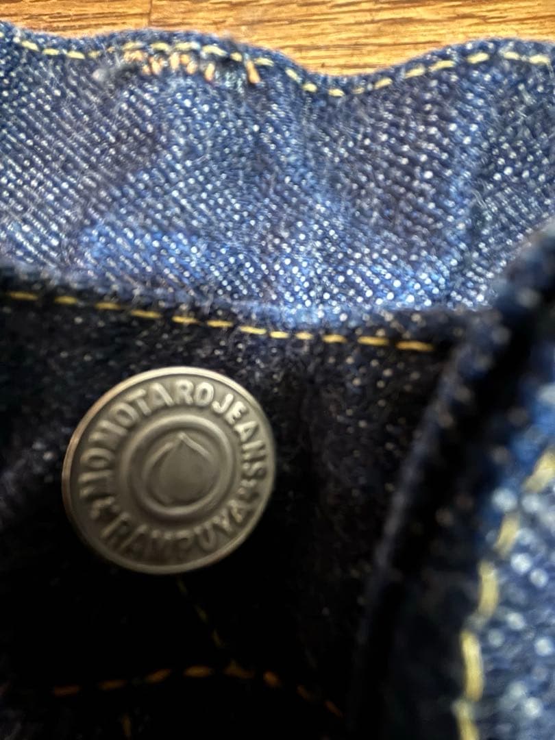 MOMOTARO ストレートデニム ダークブルー　桃太郎ジーンズ　28