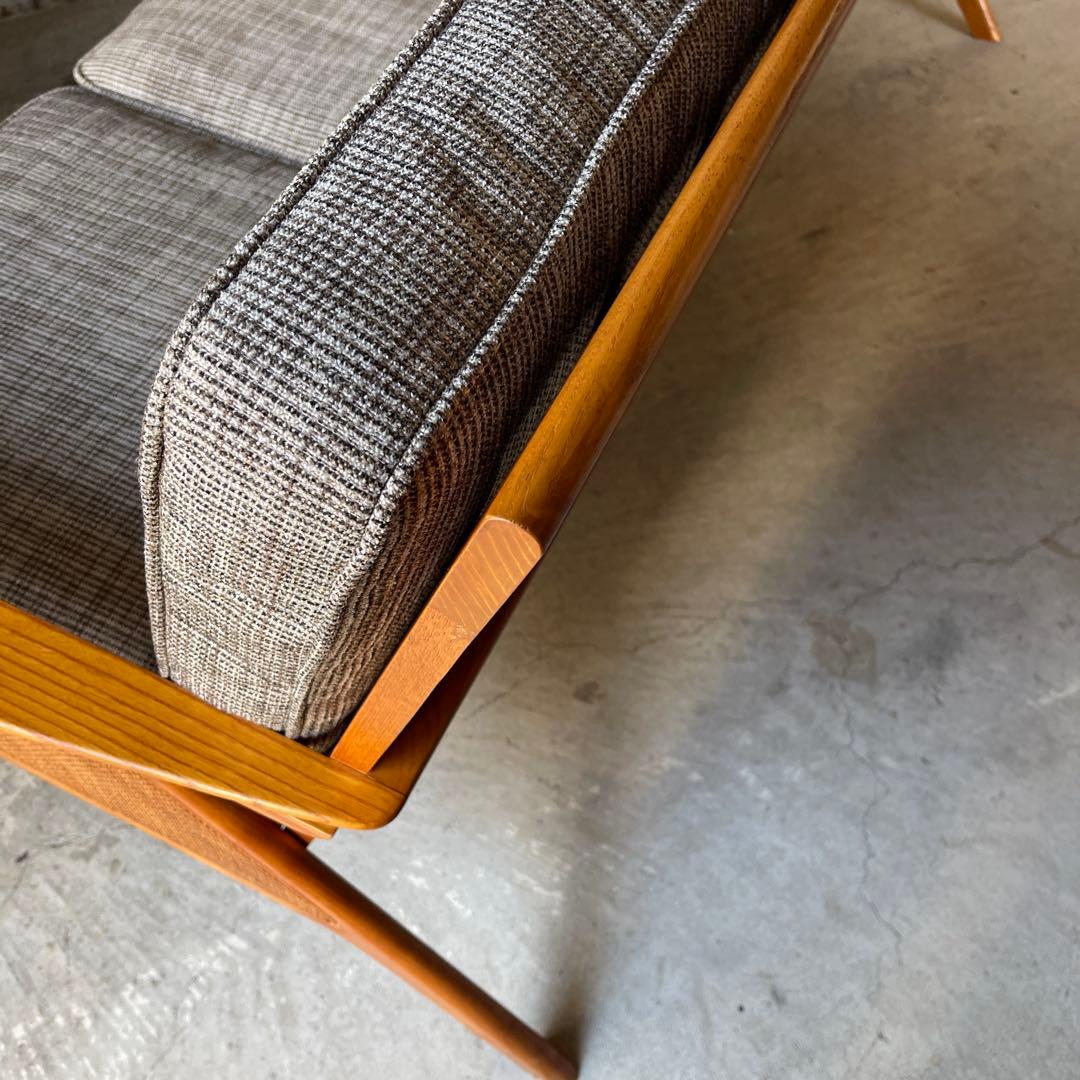 極美品　ACME Furniture ウィッカーラウンジ　3Pソファ