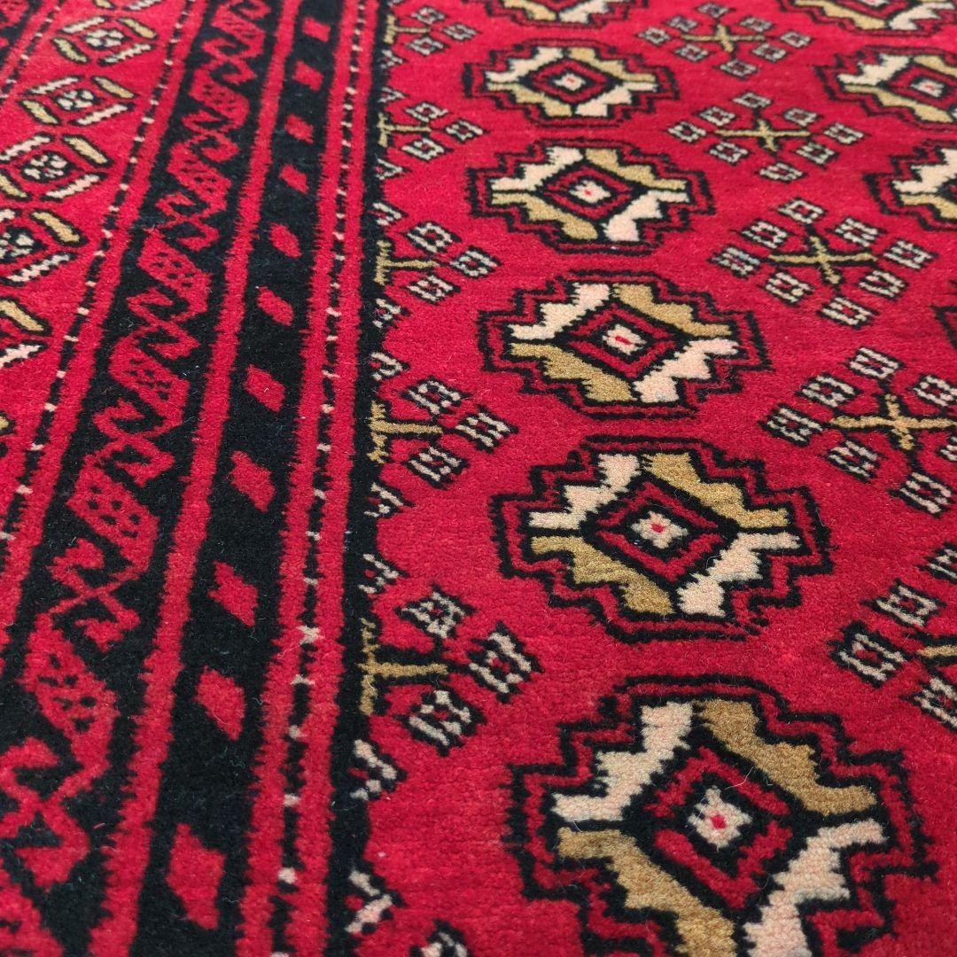 ヴィンテージラグ　ペルシャ絨毯　ザーヘダーン　トライバルラグ　ウール　コットン