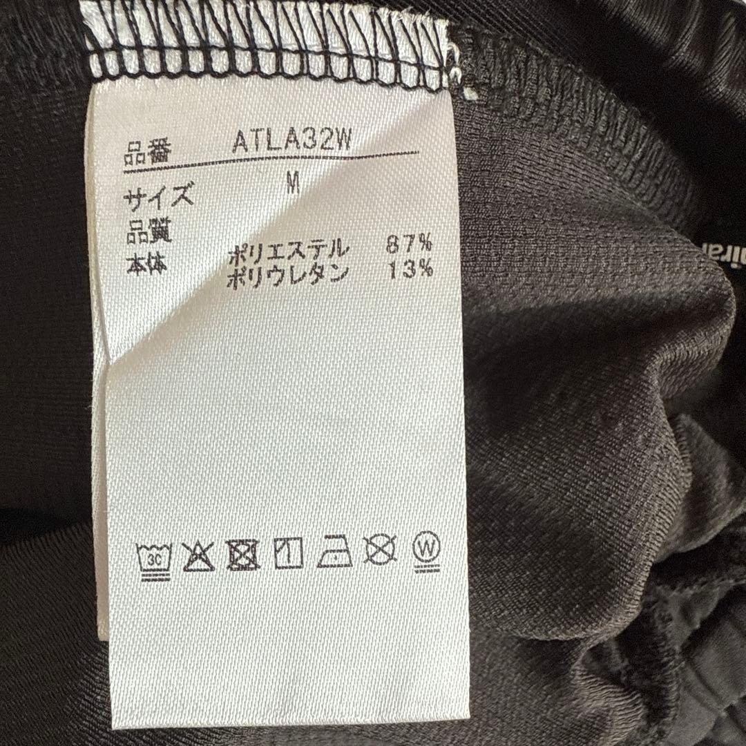【新品Admiral2025春夏セットアップTシャツ M黒/プリーツスコートM黒