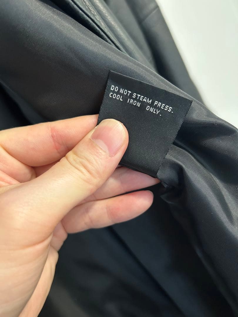 【sullen Tokyo購入】オールレザートレンチコート ブラック