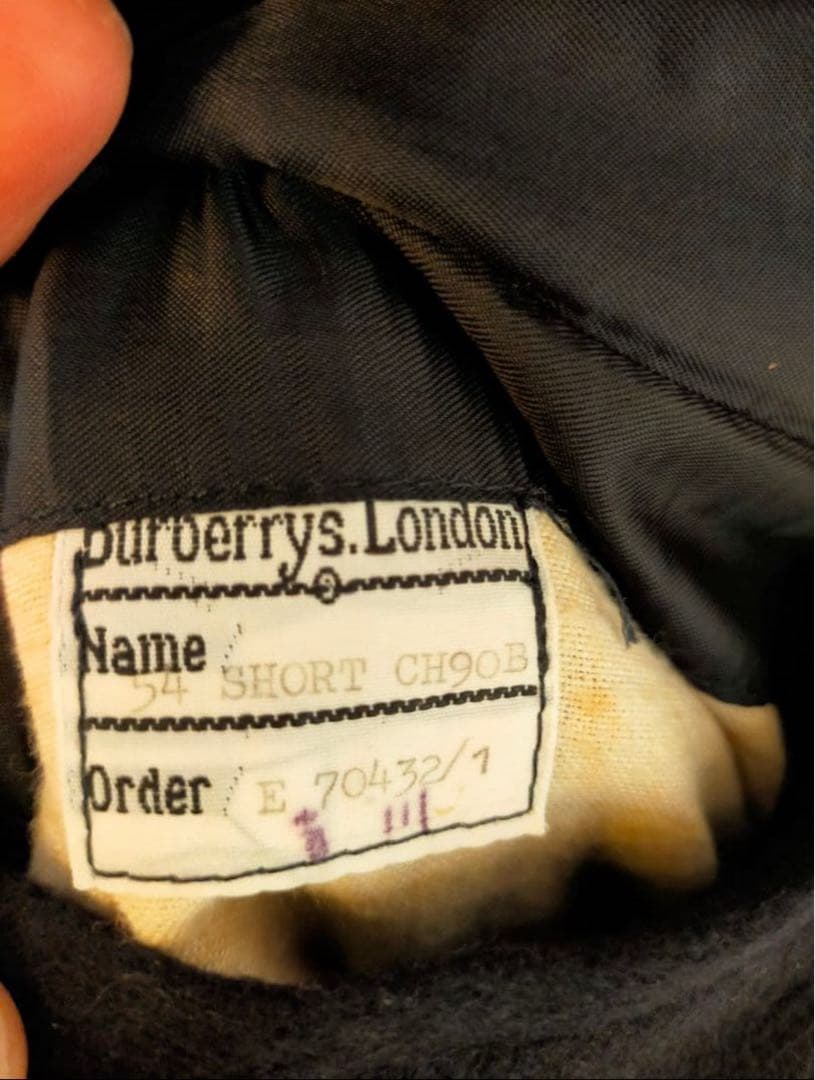 【状態良好】Burberrys イギリス製 カシミア100%　チェスターコート