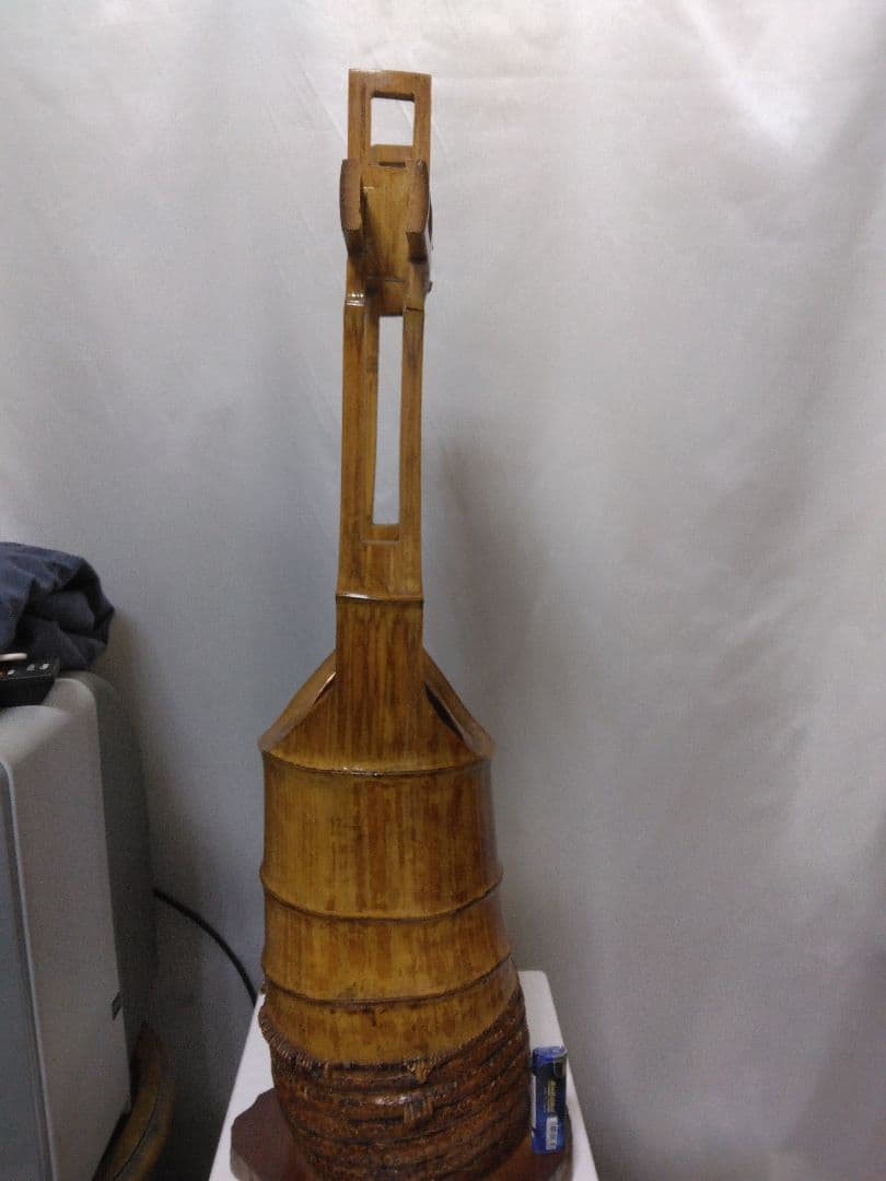 竹製花器 約70センチ