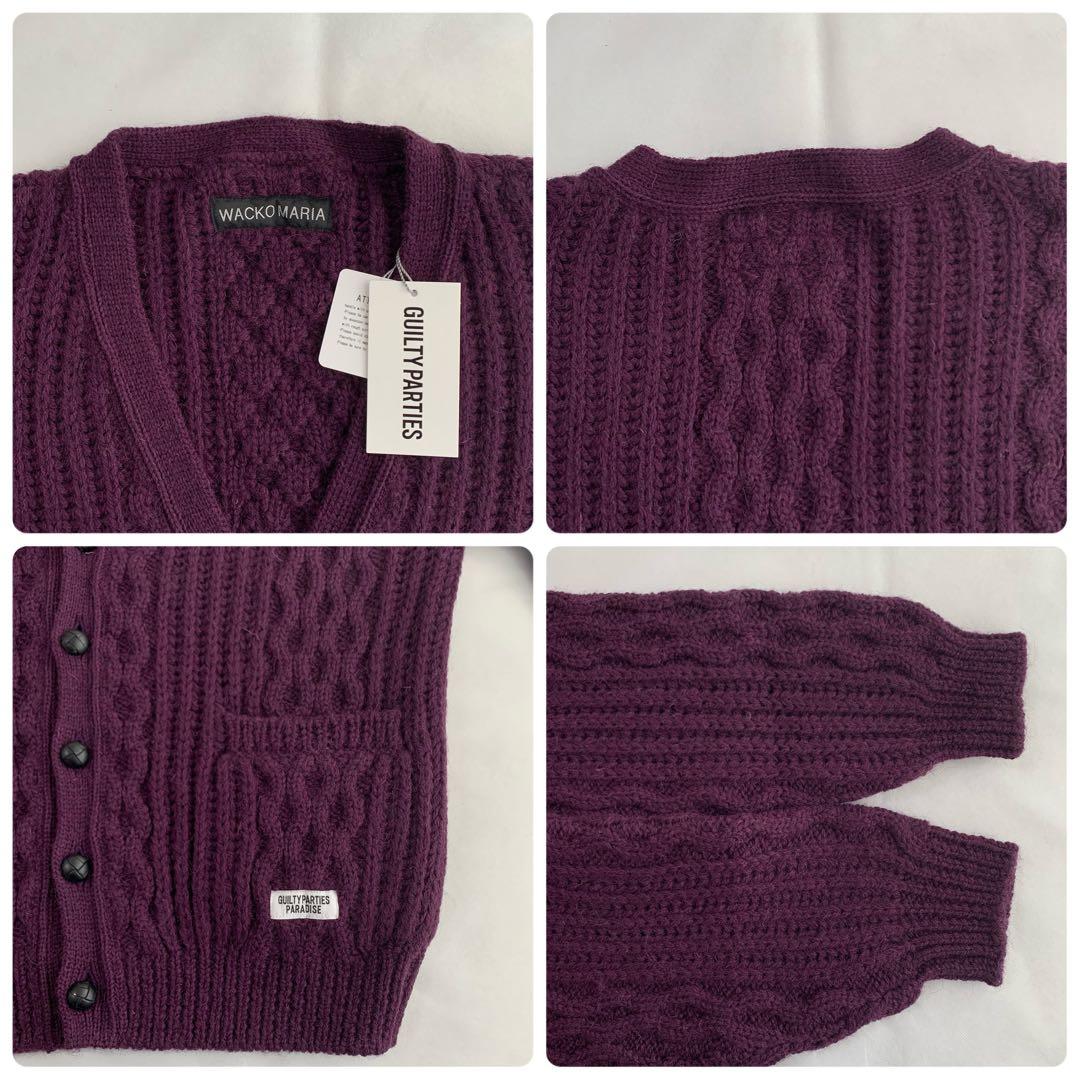 【WACKOMARIA】ARAN CARDIGAN／新品タグ付／送料込