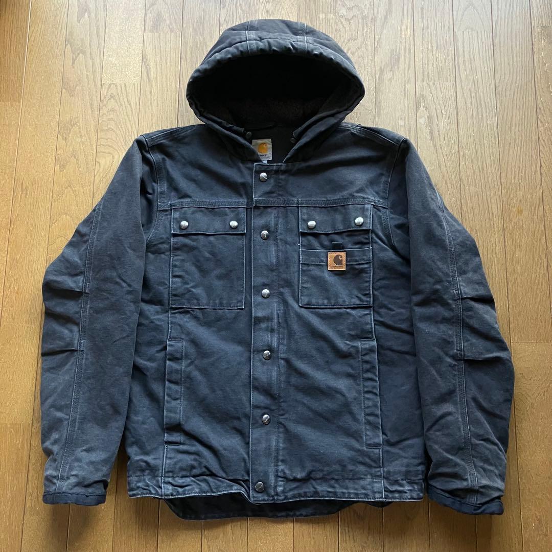 美品！Carhartt バートレットジャケット ブラック コート J284