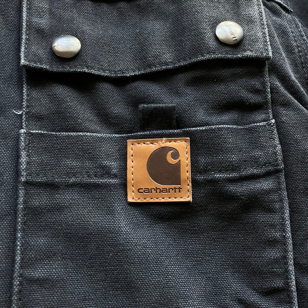 美品！Carhartt バートレットジャケット ブラック コート J284