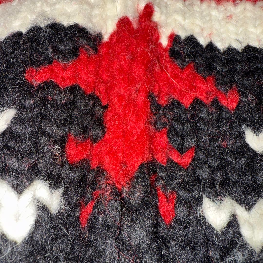 良品✨ KANATA カウチンニットジャケット ジップアップ 稀少デザイン