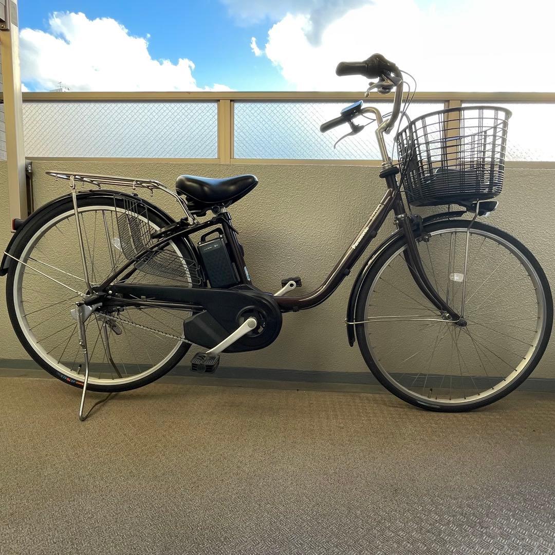 電動アシスト自転車 パナソニック 26インチ 3段変速 チャイルドシート付