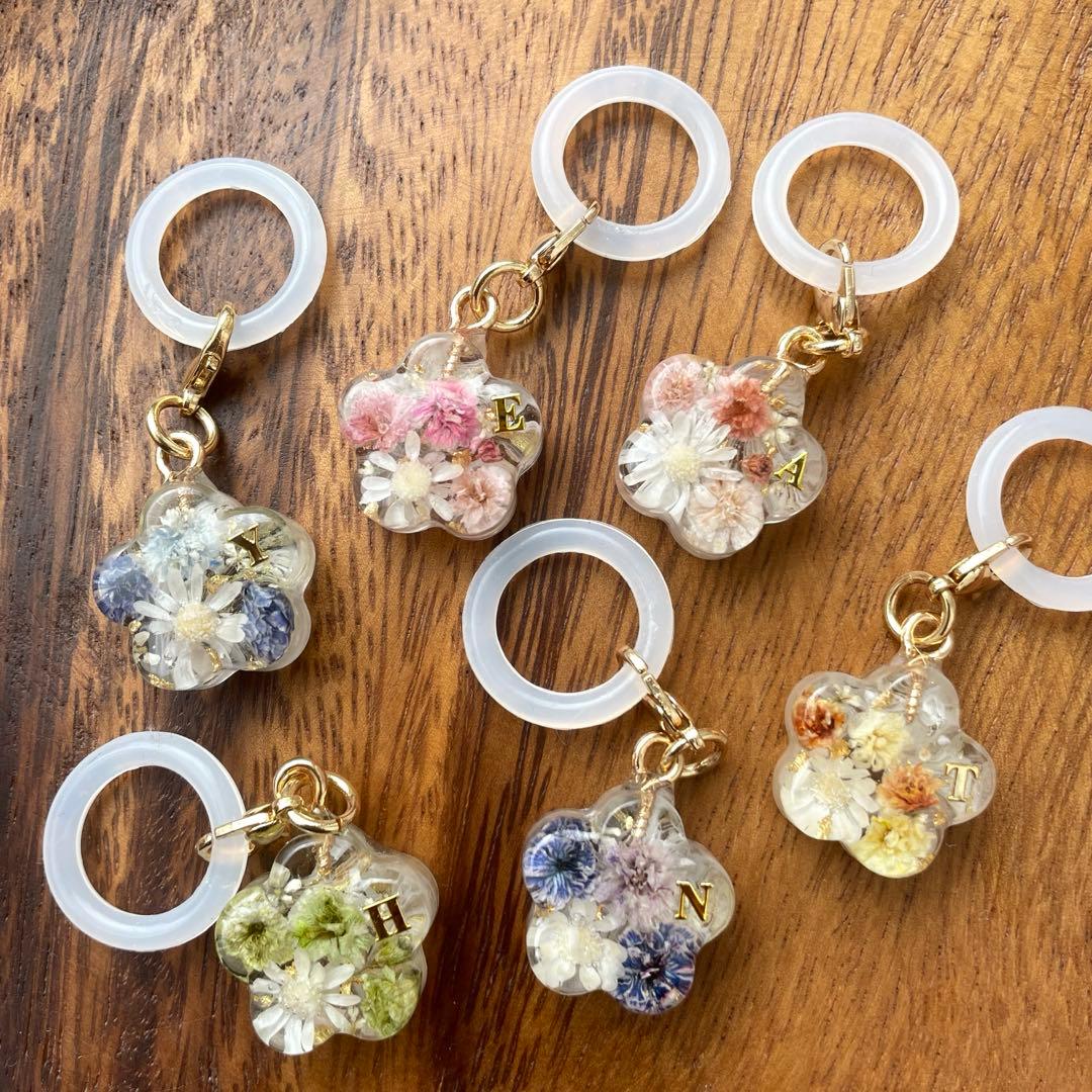 お花のアンブレラマーカー　チャーム