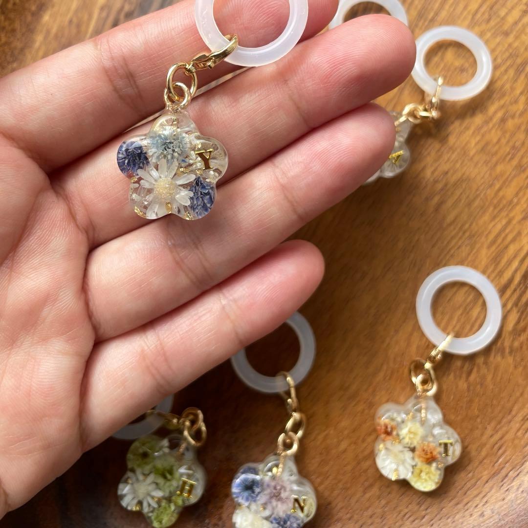 お花のアンブレラマーカー　チャーム