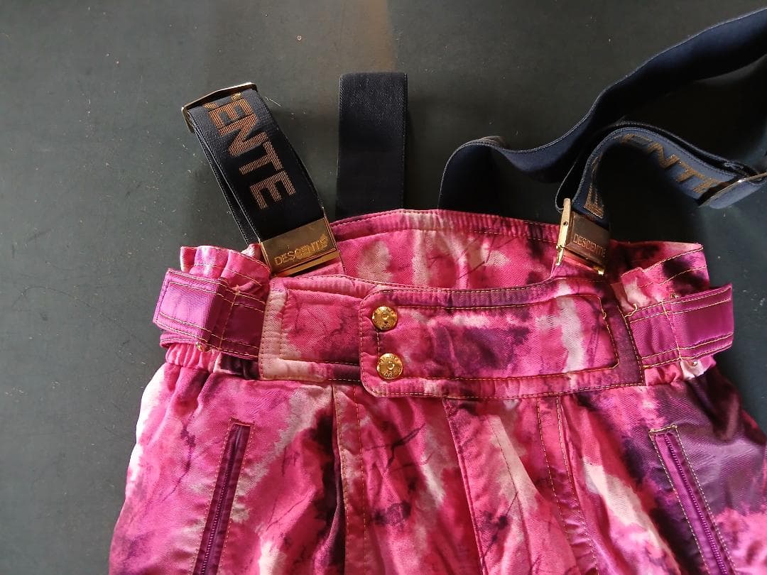 DESCENTE スキーウェア ピンク系　サイズL