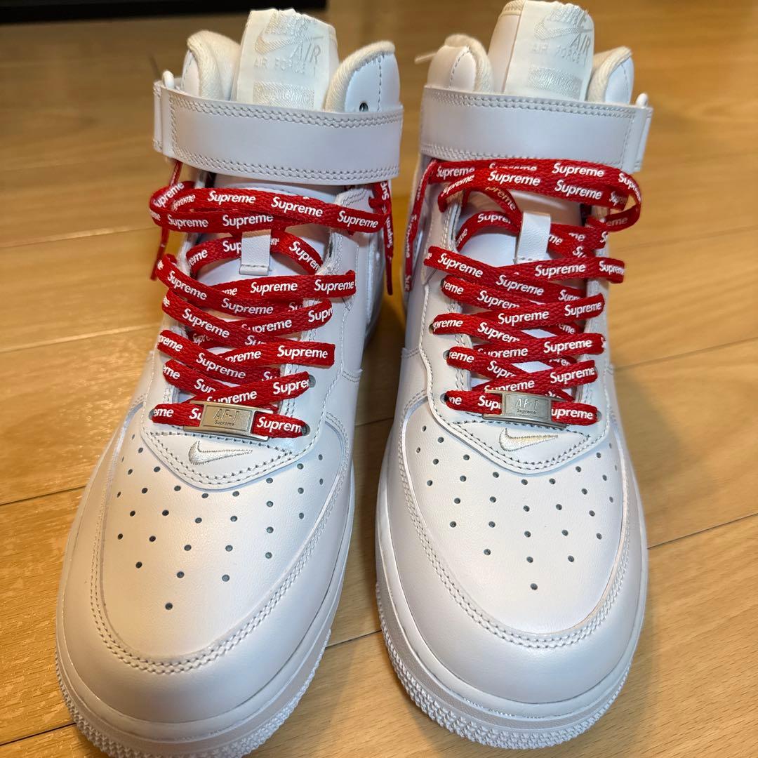 Supreme Air Force 1 ホワイト　27.0