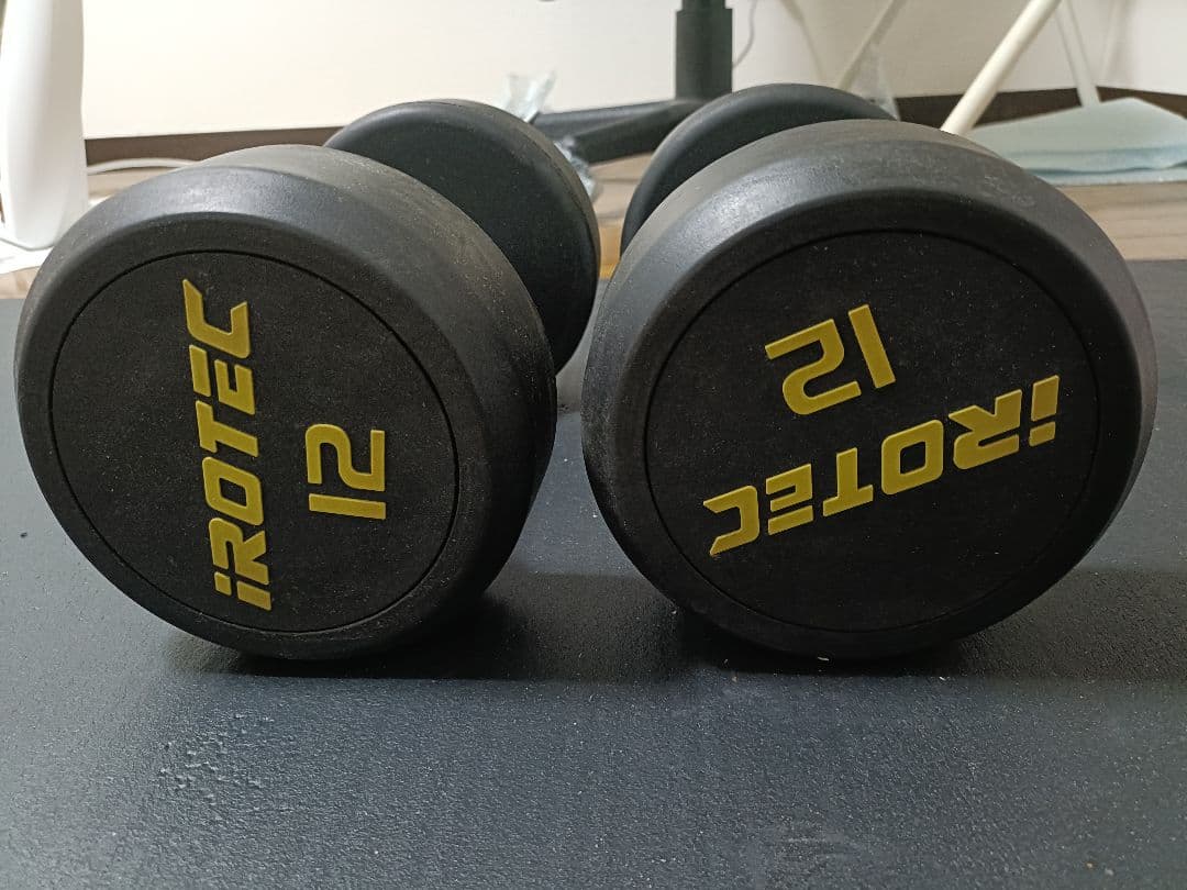 irotec 12kg ダンベル 2個セット