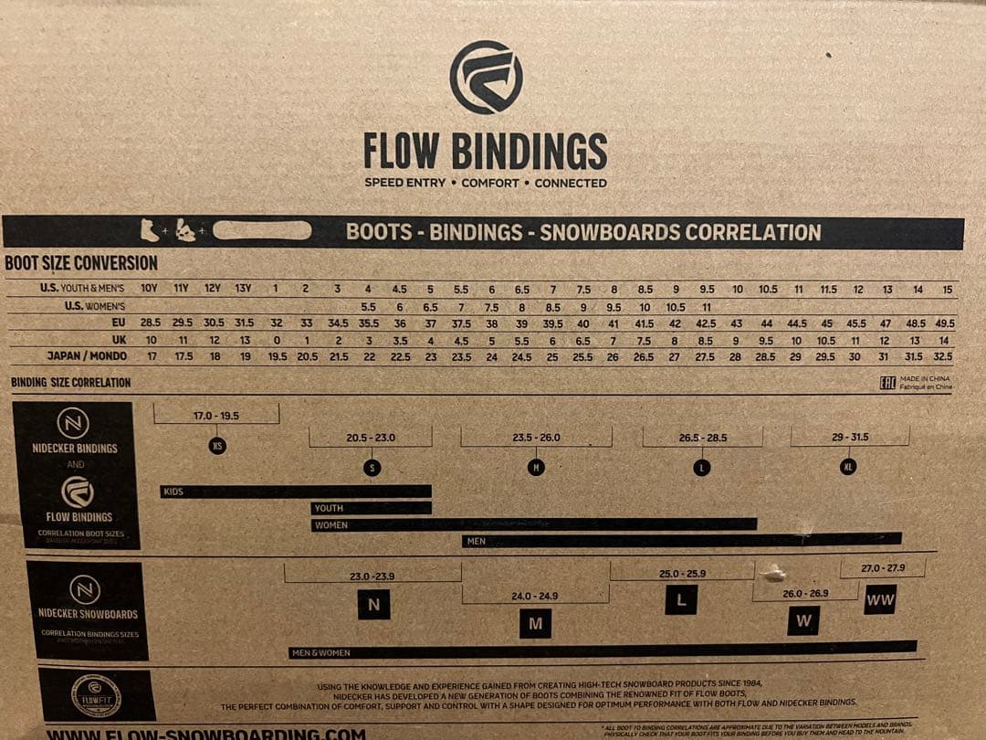 FLOW FENIX-PLUS スノーボードビンディング