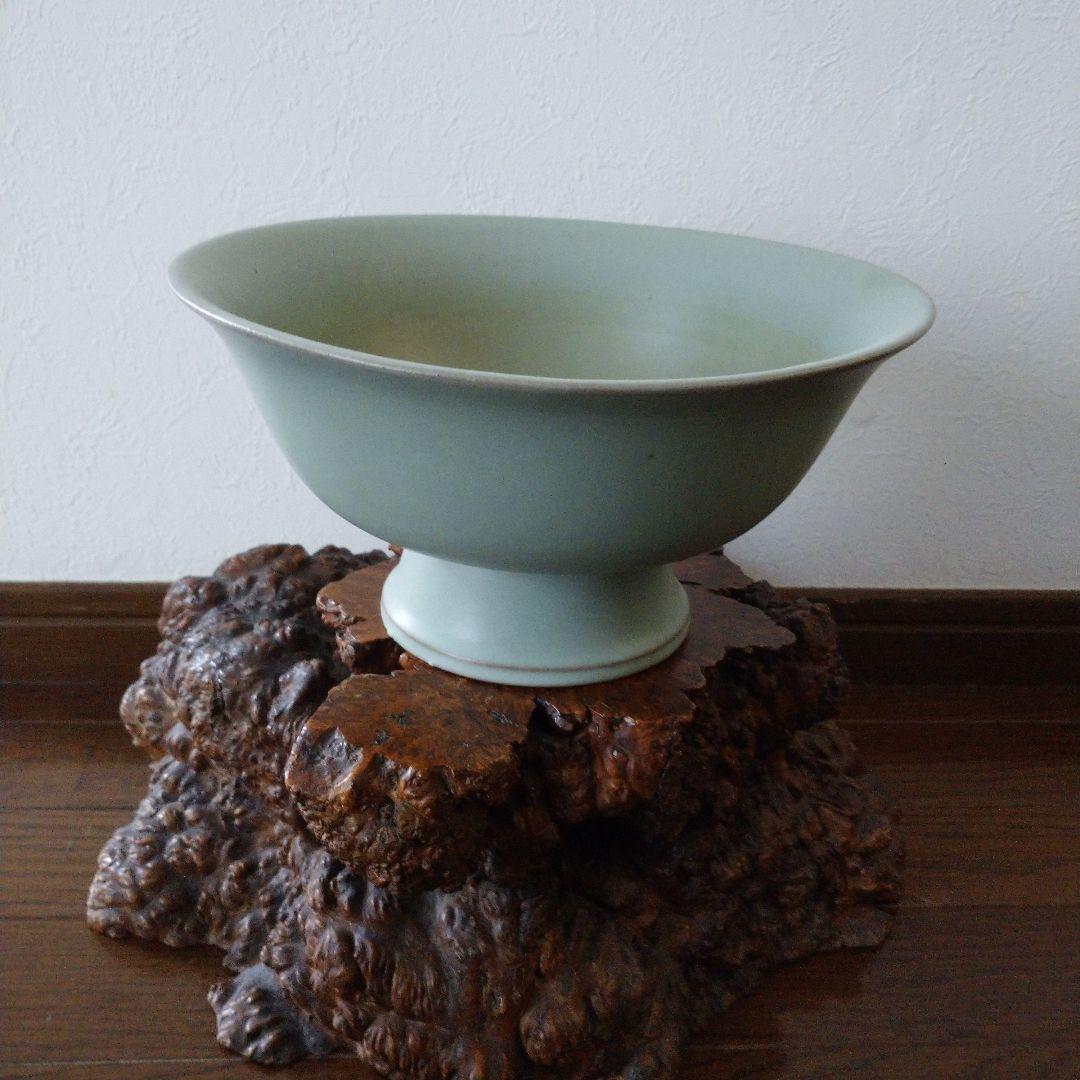 大特価‼️ 最終値下げ‼️ 秘色窯造‼️ 高台 大鉢‼️