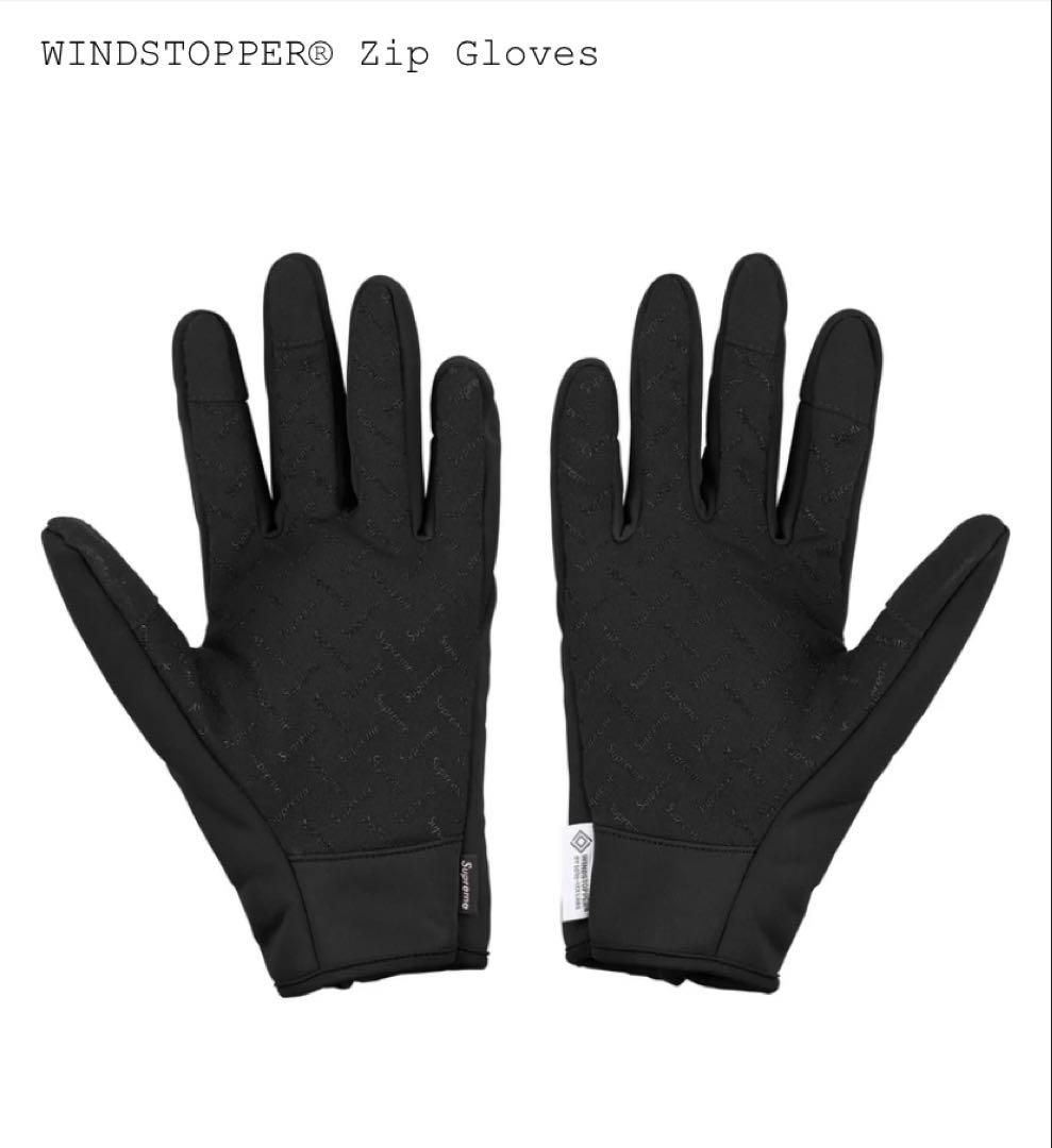 【Supreme】WINDSTOPPER® Zip Gloves Black L