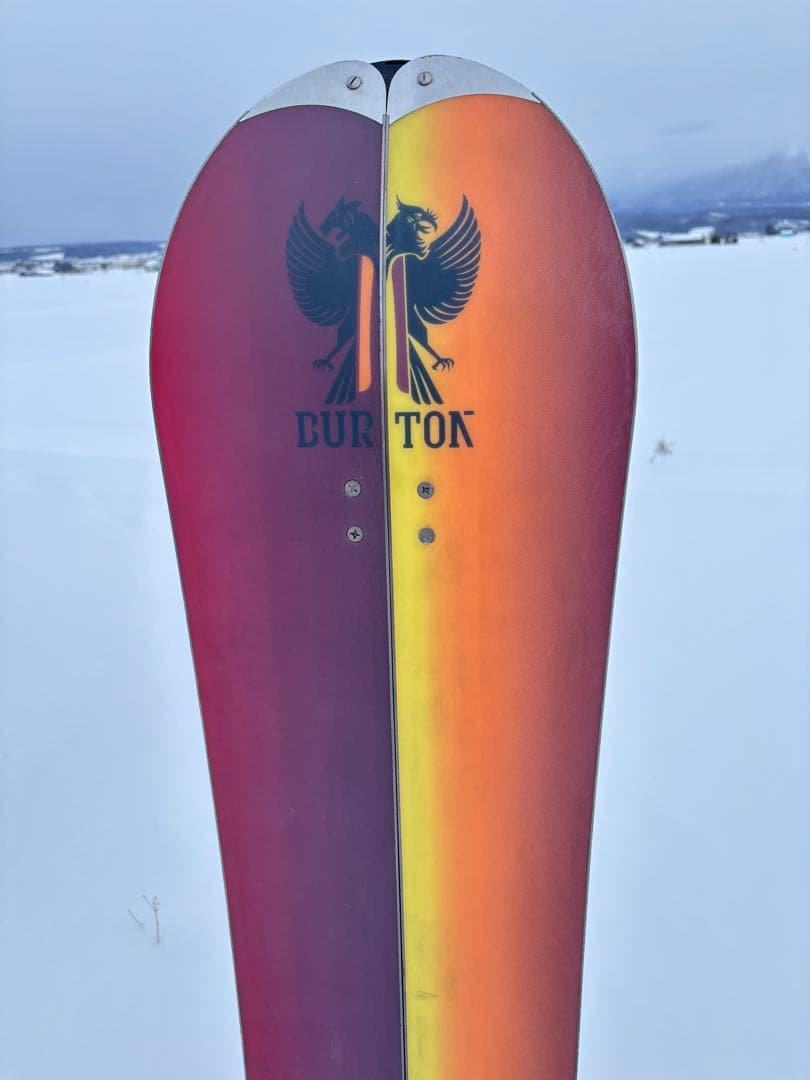 BURTON スプリット66 純正シール、クランポン、ボードスリーブ付き