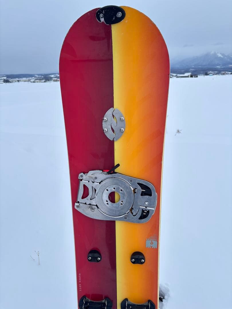 BURTON スプリット66 純正シール、クランポン、ボードスリーブ付き