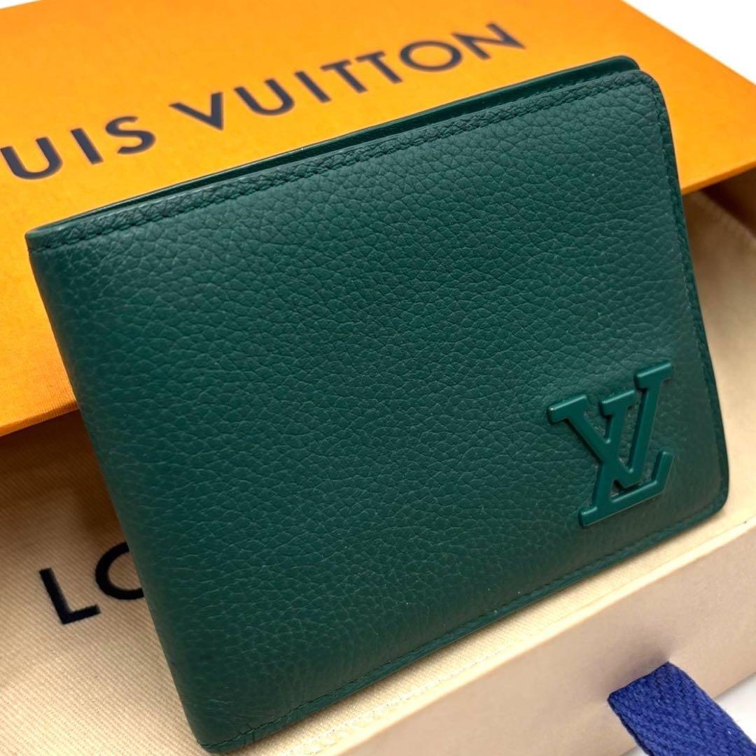 極美品　希少カラー　ルイヴィトン ミュルティプル アエログラム グリーン　289