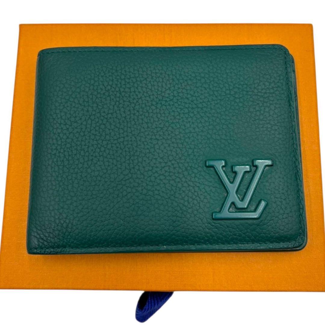 極美品　希少カラー　ルイヴィトン ミュルティプル アエログラム グリーン　289