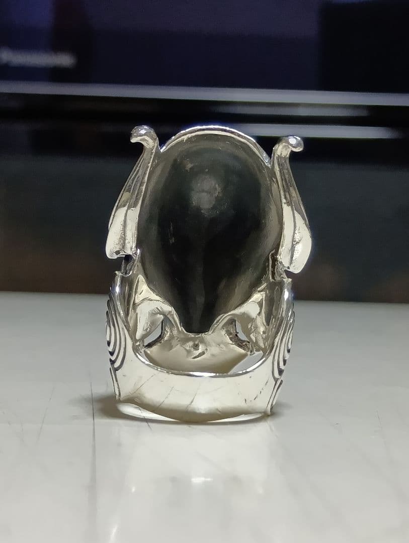 美品　40g 牙狼 魔導輪 ザルバ シルバー925 スカルリング