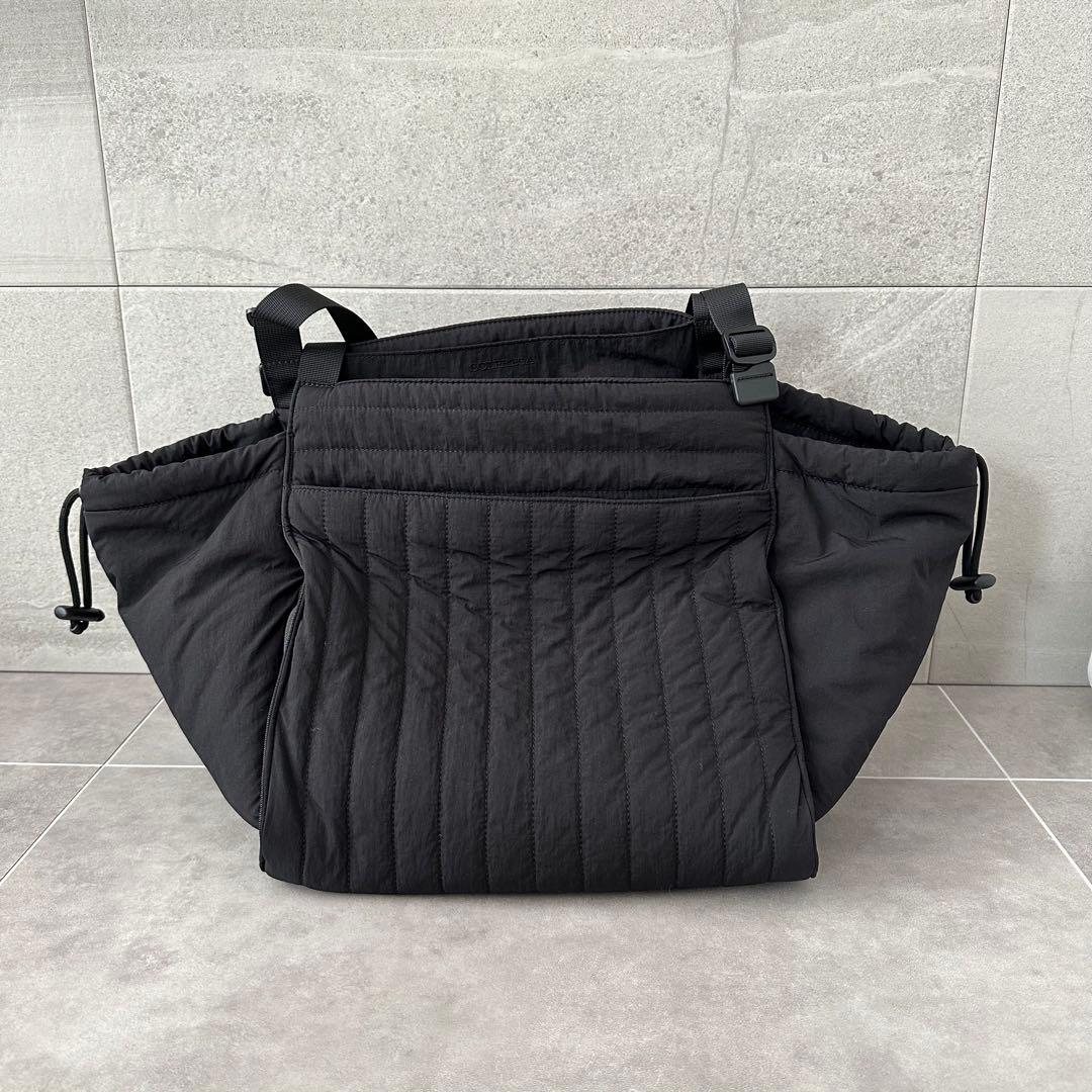 【美品】SOLPRESA ソルプレーサ　マザーズバッグ　ブラック　Mサイズ