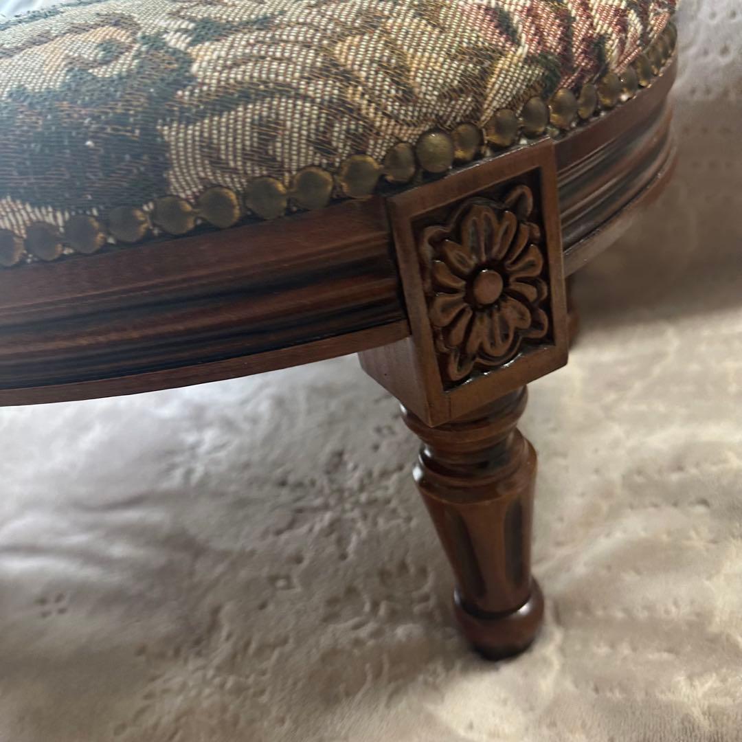 【美品】アンティーク/ベビースツール/イタリア製