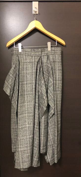 akiranaka チェックボリュームスカート