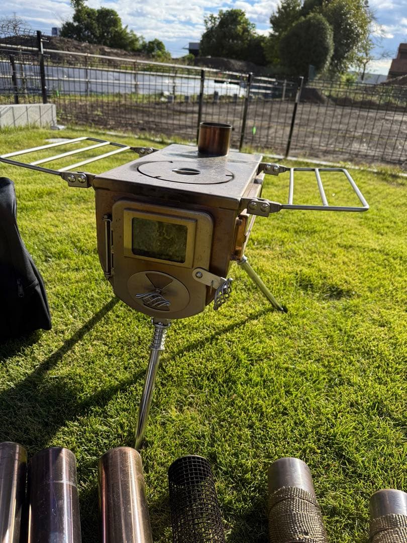 tent-Mark DESIGNES 薪ストーブ Mサイズ　 8本パイプ付き