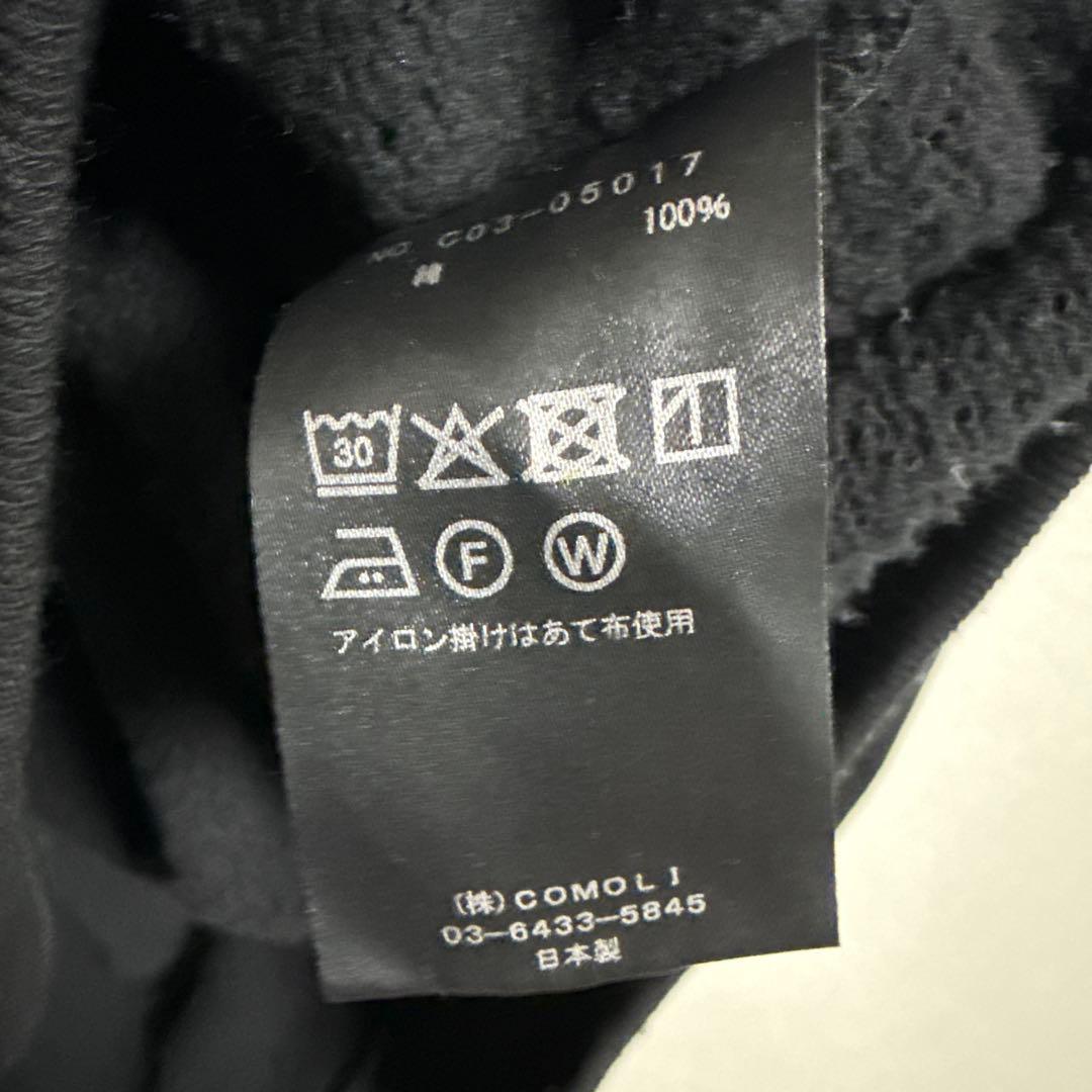 COMOLI コモリ 25AW コットン裏毛パーカー　サイズ4