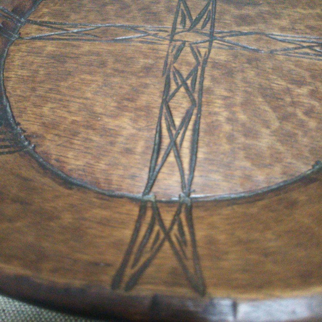 ヴィンテージ アフリカンボウル ウッドボウル エチオピア こね鉢 木皿