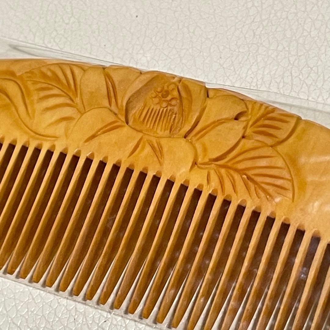 多つげ製作所 薩摩つげ コーム ヘアケア つげ櫛 桜島椿27g付き