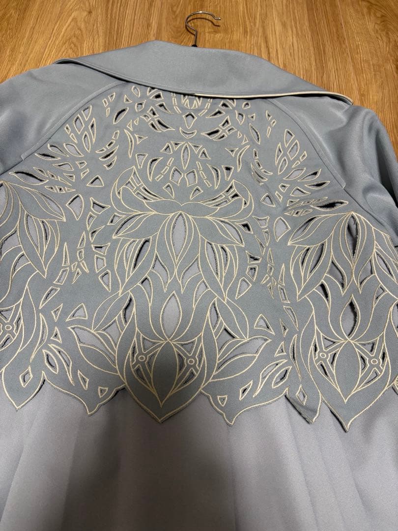 【ameri】BACK CUTTING LACE COAT